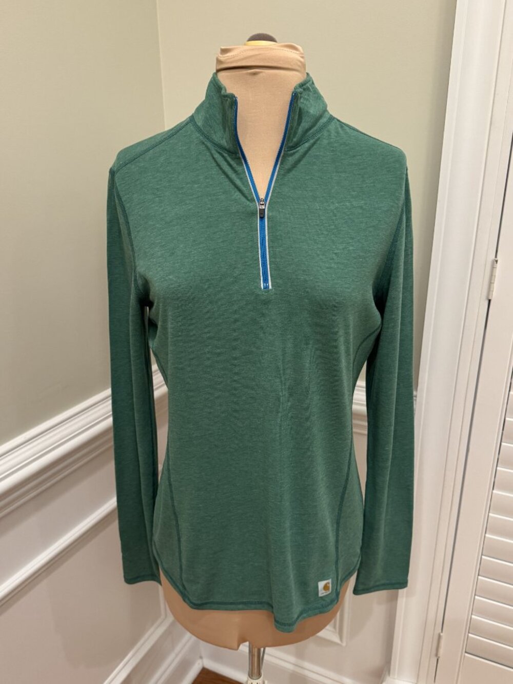 Carhartt Green 1/4 Zip - Autumn Outdoors- Hiking and Camping